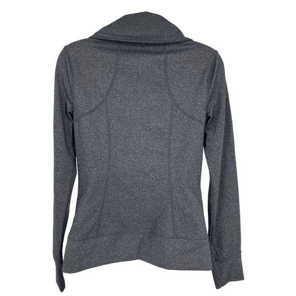 Prana Breathe Long Sleeve Wide Collar Zip Up Athletic Jacket Size S - Picture 4 of 8